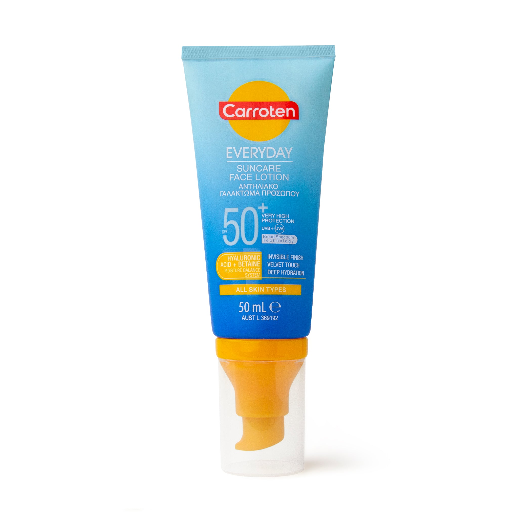 EVERYDAY SPF50+ SUNCARE FACE LOTION 50ML